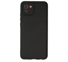 Samsung Galaxy A03 Kılıf First Silikon - Siyah