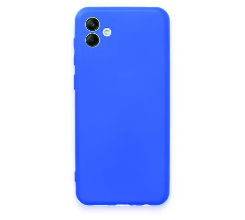 Samsung Galaxy A04 Kılıf First Silikon - Mavi