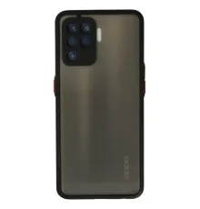 Reno 5 Lite Kılıf Montreal Silikon Kapak - Siyah