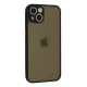 Apple iPhone 15 Kılıf Montreal Silikon Kapak - Siyah