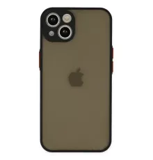 Apple iPhone 15 Kılıf Montreal Silikon Kapak - Siyah