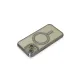 Apple iPhone 15 Kılıf Joke Simli Magneticsafe Kılıf - Gri