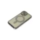 Apple iPhone 15 Kılıf Joke Simli Magneticsafe Kılıf - Gri