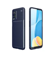 A54 4G Kılıf Auto Focus Karbon Kapak - Lacivert