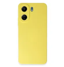 Xiaomi Redmi 13C Kılıf Nano içi Kadife Silikon - Sarı