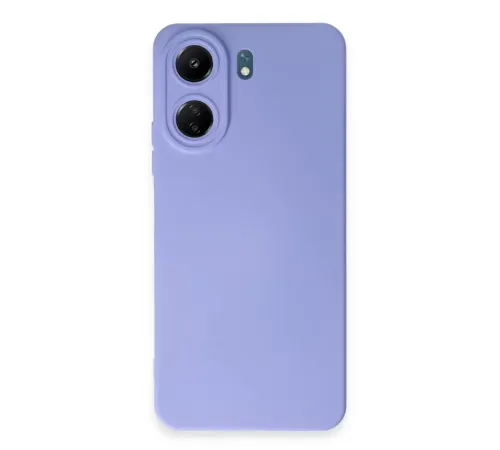 Xiaomi Redmi 13C Kılıf Nano içi Kadife Silikon - Lila