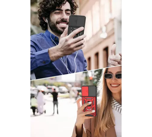 Samsung Galaxy S22 Kılıf Pars Lens Yüzüklü Silikon - Yeşil