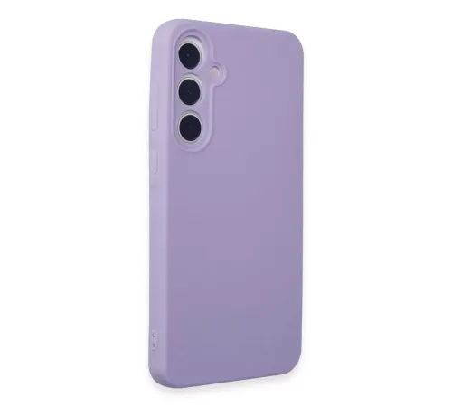 Samsung Galaxy A55 5G Kılıf Nano içi Kadife Silikon - Lila