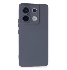 Redmi Note 13 Pro 5G Kılıf Nano içi Kadife Silikon - Gri