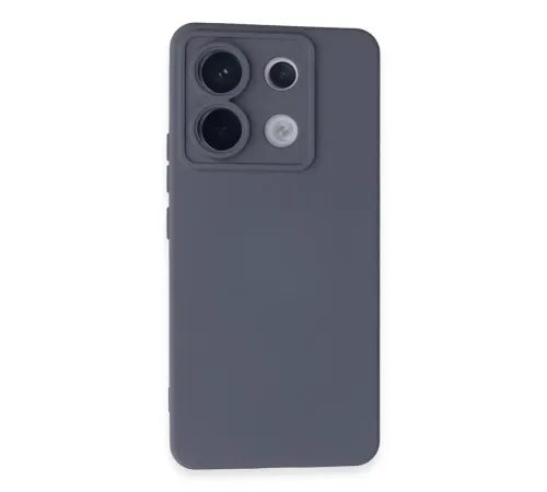 Redmi Note 13 Pro 5G Kılıf Nano içi Kadife Silikon - Gri