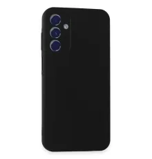 Samsung Galaxy A15 4G Kılıf First Silikon - Siyah