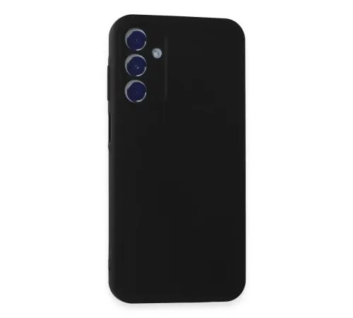 Samsung Galaxy A15 4G Kılıf First Silikon - Siyah
