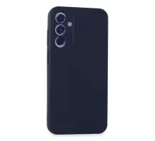 Samsung Galaxy A55 5G Kılıf First Silikon - Lacivert