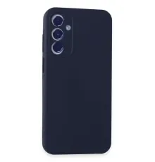 Samsung Galaxy A55 5G Kılıf First Silikon - Lacivert