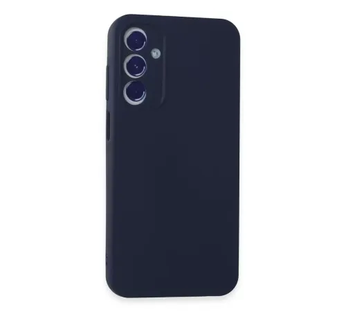 Samsung Galaxy A55 5G Kılıf First Silikon - Lacivert