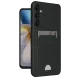 Samsung Galaxy A55 5G Kılıf Kelvin Kartvizitli Silikon - Siyah