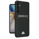 Samsung Galaxy A55 5G Kılıf Kelvin Kartvizitli Silikon - Siyah