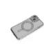 Apple iPhone 13 Kılıf Joke Simli Magneticsafe Kılıf - Gümüş