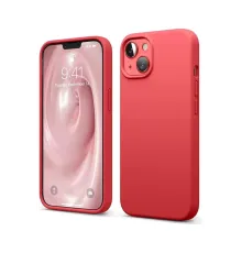 Apple iPhone 14 Kılıf First Silikon - Kırmızı