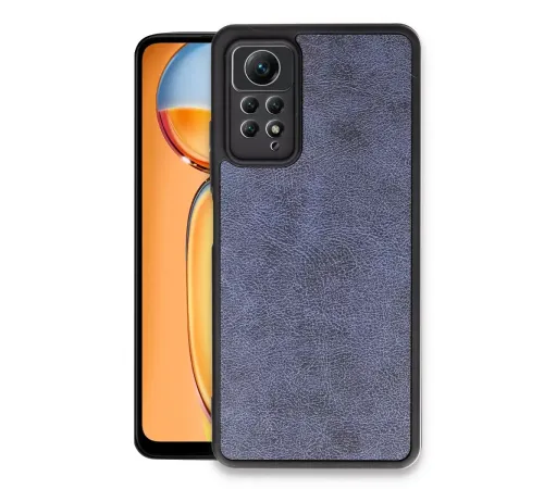 Redmi Note 12 Pro 4G Kılıf Aras Deri Kapak - Lacivert