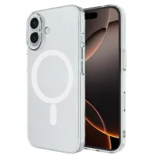 Apple iPhone 16 Kılıf Magneticsafe Şeffaf Silikon - Şeffaf