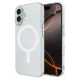 Apple iPhone 16 Kılıf Magneticsafe Şeffaf Silikon - Şeffaf