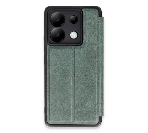 Xiaomi Redmi Note 13 Pro 5G Kılıf Flip Cover - Koyu Yeşil
