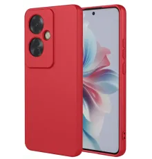 Reno 11F Kılıf First Silikon - Kırmızı