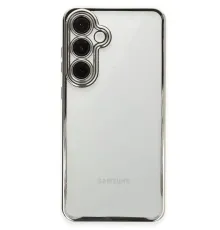 Samsung Galaxy S24 FE Kılıf Lensli Silikon - Gümüş