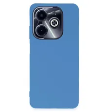 İnfinix Hot 40i Kılıf First Silikon - Mavi