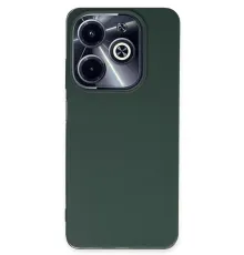 İnfinix Hot 40i Kılıf First Silikon - Koyu Yeşil
