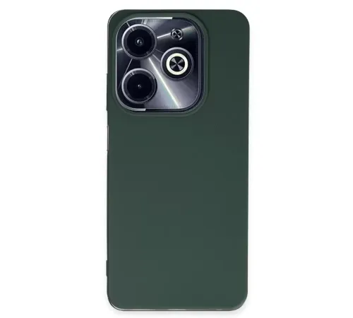 İnfinix Hot 40i Kılıf First Silikon - Koyu Yeşil