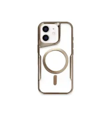 Apple iPhone 12 Kılıf Boyi Magsafe Silikon Kapak - Kahverengi