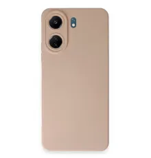 Xiaomi Redmi 13C Kılıf Nano içi Kadife Silikon - Pudra