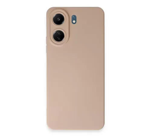 Xiaomi Redmi 13C Kılıf Nano içi Kadife Silikon - Pudra