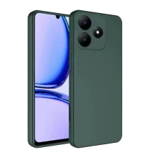 Realme C61 Kılıf First Silikon - Koyu Yeşil