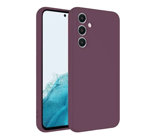 Samsung Galaxy A16 5G Kılıf First Silikon - Mürdüm