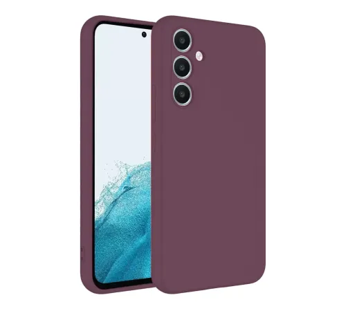 Samsung Galaxy A16 5G Kılıf First Silikon - Mürdüm