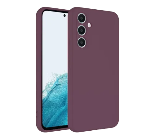 Samsung Galaxy A16 5G Kılıf First Silikon - Mürdüm