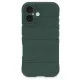 Apple iPhone 16 Kılıf Optimum Silikon - Koyu Yeşil