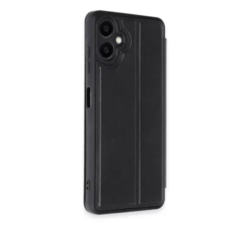 Samsung Galaxy A06 Kılıf Flip Cover - Siyah