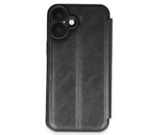 Apple iPhone 16 Kılıf Flip Cover - Siyah