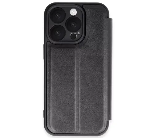 Apple iPhone 16 Pro Max Kılıf Flip Cover - Siyah