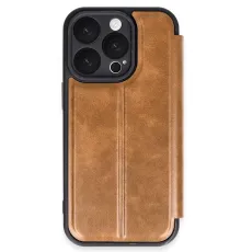 Apple iPhone 16 Pro Max Kılıf Flip Cover - Taba