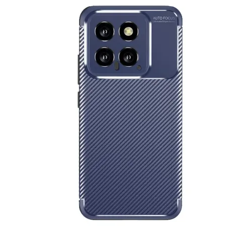 Mi 14T Kılıf Auto Focus Karbon Kapak - Lacivert