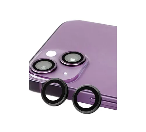Apple iPhone 14 Raze Metal Kamera Lens - Siyah