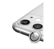 Apple iPhone 11 Raze Metal Kamera Lens - Gümüş
