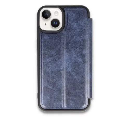Apple iPhone 14 Kılıf Flip Cover - Lacivert