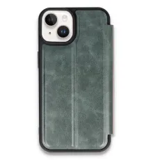 Apple iPhone 14 Kılıf Flip Cover - Koyu Yeşil
