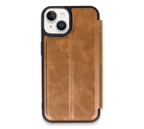 Apple iPhone 14 Kılıf Flip Cover - Taba